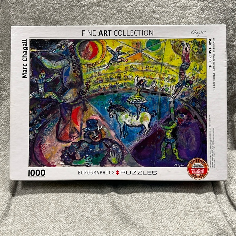 Eurographics Fine Art Marc Chagall The Circus Horse jigsaw Puzzle 1000 pc